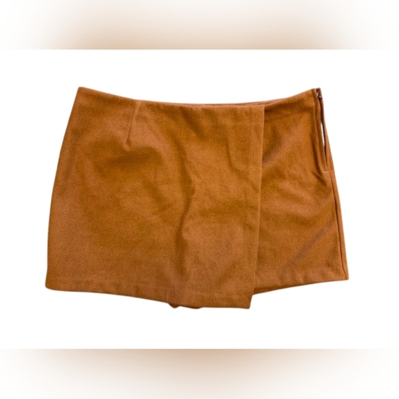 Skies Are Blue NWT High Rise Skort Brown Plus Size Size 3X - Picture 2 of 7